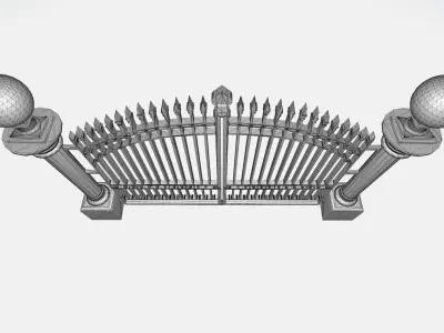 Classic Gate Door 3D print model order