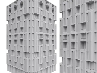 RESIDENTIAL BUILDING NO35 A 3D model