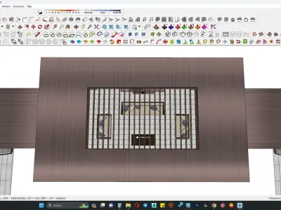 PAVILION PARGOLA 3D MODEL 3D model