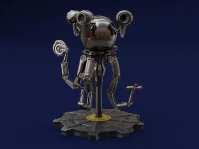 Fallout Codsworth 3D print model