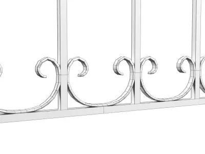 Window Railing 3D model