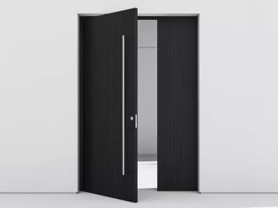 Aluminium door 124 3D model