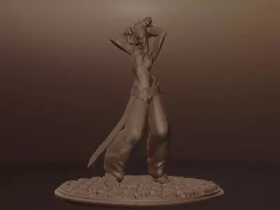 JURI - STREET FIGHTER 3D print model