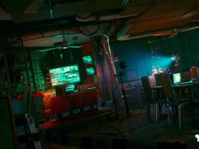 Restaurant Crime Scene Low-poly 3D model