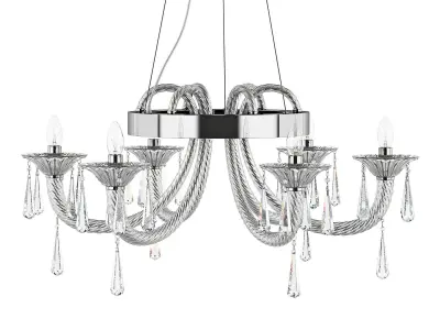821060 Corno Lightstar Hanging Chandelier 3D model