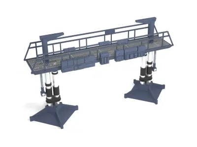 Death Star Hangar Bay Bridge 1-18 scale Kenner Hasbro 3D print model