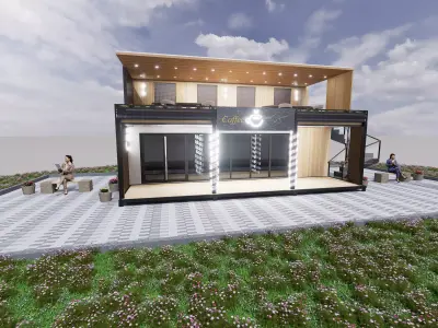 Coffee Shop 3D model