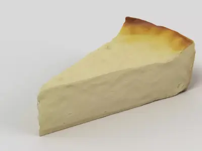 Cheesecake Slice 3D model