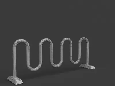 Cycle stand 3D model