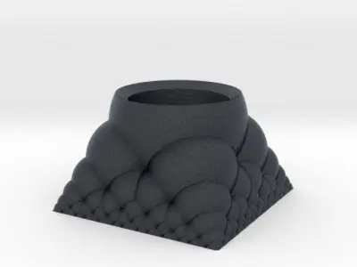 Fractal Tealight Holder 3D print model