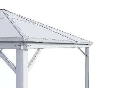 Canopy gazebo Milos Garden Point 3D model
