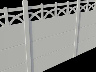 HIGH FENCE FOR DIORAMA SCALE 1-87 and 1-1 3D print model