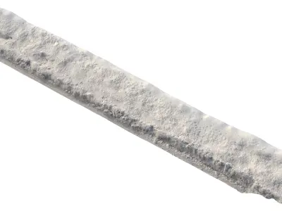 Snow 11 dirty PBR Low-poly 3D model