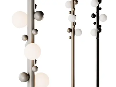 Lunar F Floor Lamp ny Babich studio 3D model