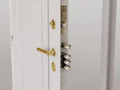 Apartment Exterior Door 3D model