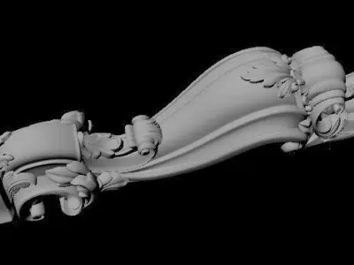 leg High quality 3d models for processing on a cnc machine  3D model