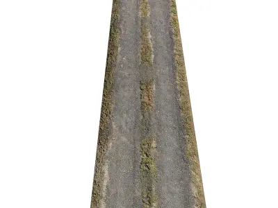 Ultra realistic Road Scan 3D model