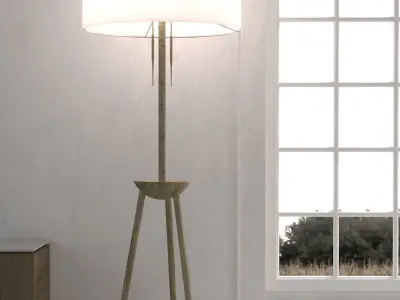 BDDW Tripod Lamp PRO 3D model