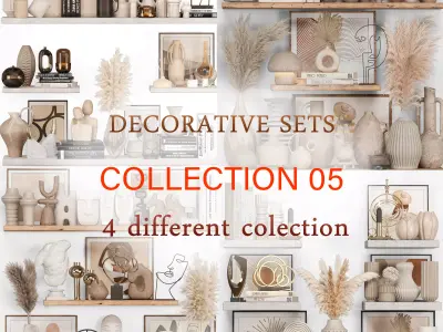 Decorative Sets - Collection 05 3D Model Pack