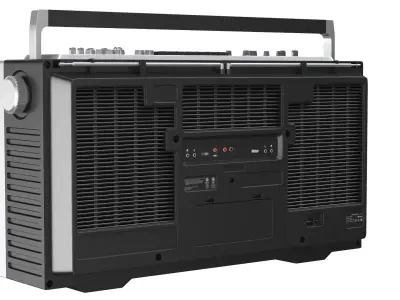  Retro Boombox Cassette Player 