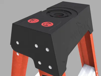 Ladder Low Poly Low-poly 3D model