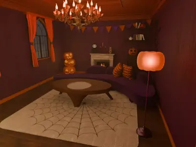 The Halloween Room 3D model