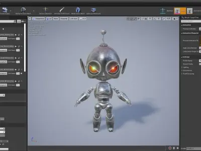 Wicked Robot Low-poly 3D model