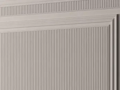 Classic 3D Wall Panel Elegant Design for Interior Decor 13 3D model