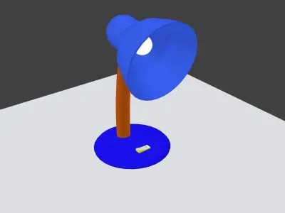 Table lamp Free 3D model
