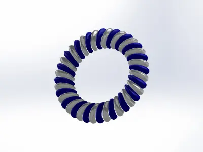 Christmas wreath door ornament 3D print model