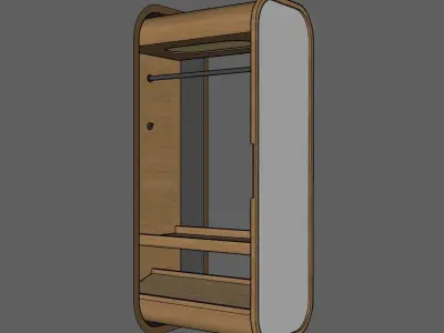 Sliding wardrobe 3D model