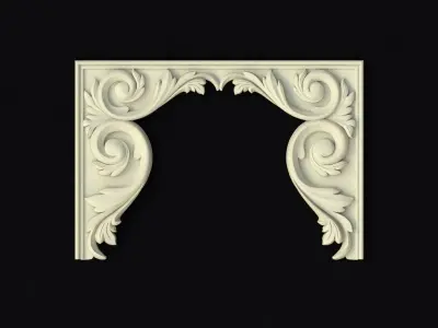dekor ornament 3D model 152