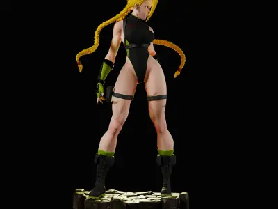cammy street fighter  3D print model