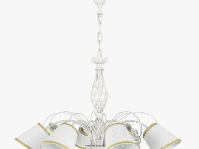 682 796 18x Esedra Lightstar Chandelier 3D model