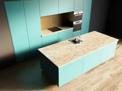 6-Kitchen6 matte 1 3D model