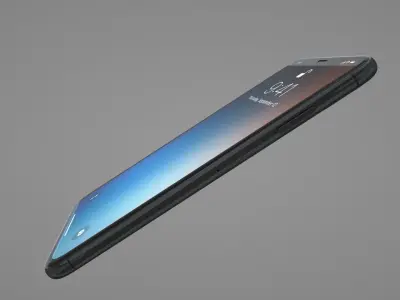  C4D modeling rendering iPhone XI Max will be like this 3D model