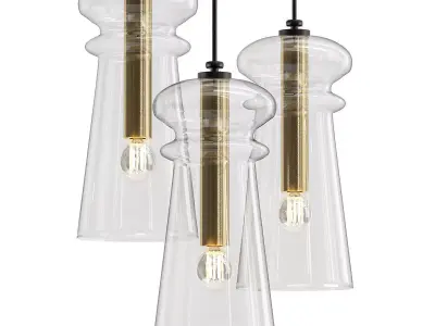 Untitled pendant lamp 3D model 2