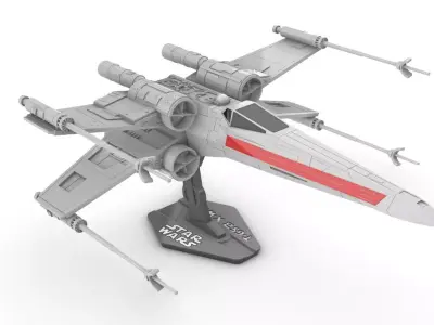 X-wing STAR WARS  3D print model
