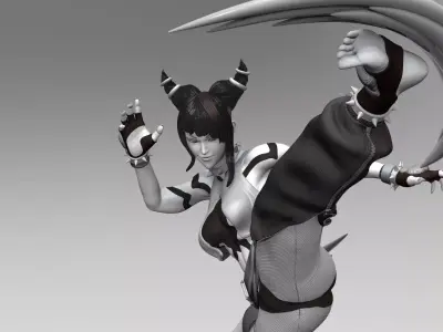 Street Fighter Juri 3D print model