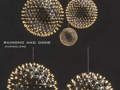 Moooi raimond and done 3D model