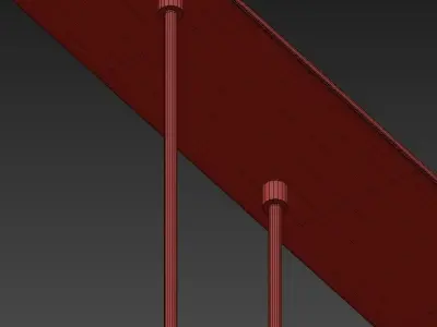 Loft Cone Pendant Reflector 7 Line 3D model