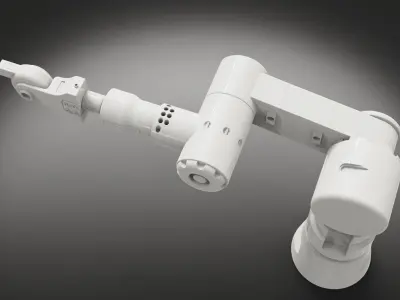 Robotic arm machine 3D model