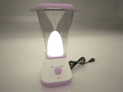Modern Hurricane Lamp 3D model