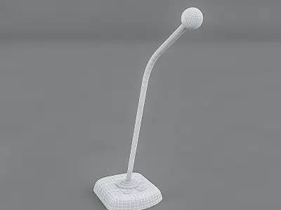 3D Low Poly Laptop microphone Low-poly 3D model