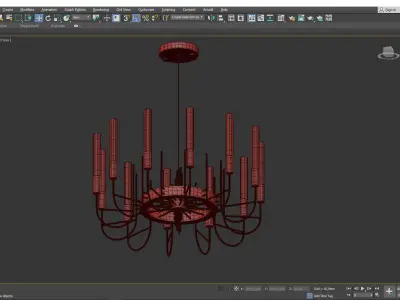 GALA II SUSPENSION Low-poly 3D model