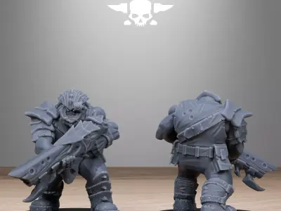 Orkaz Biotech Looters 3D print model