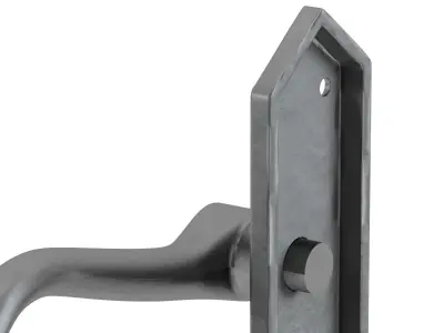 Frelan Royal Black Antique Handle 3D model