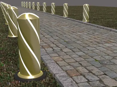 garden lighting 3D model