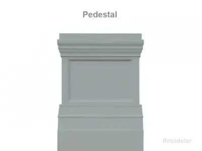 Pedestal 3D model