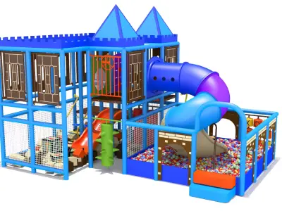 Indoor Playground 3D model